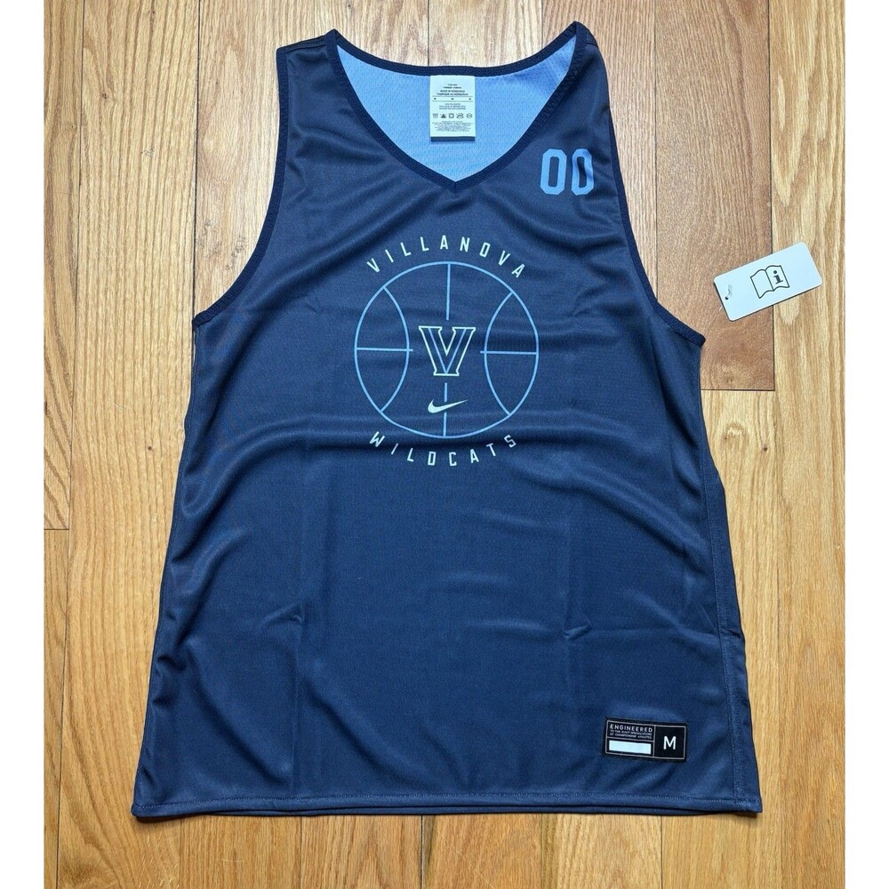 Nike Men’s Villanova Wildcats Reversible Jersey Sz Med NEW Navy/Blue NWT